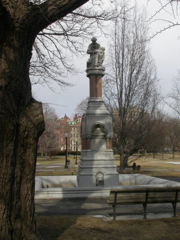 Ether Monument in Boston, Massachusetts