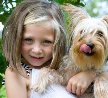 Girl and Dog